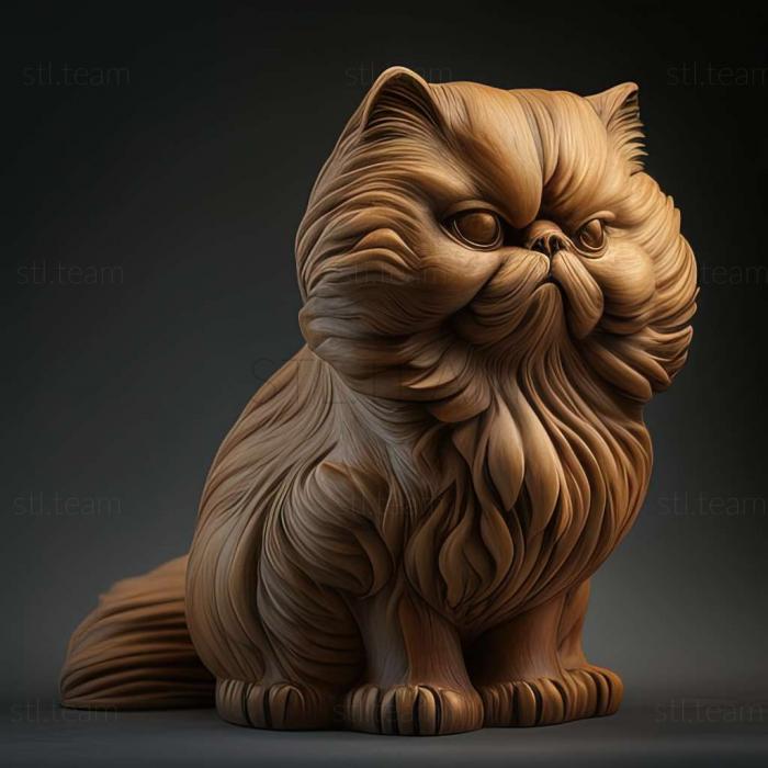 3D модель Гималайская кошка (STL)